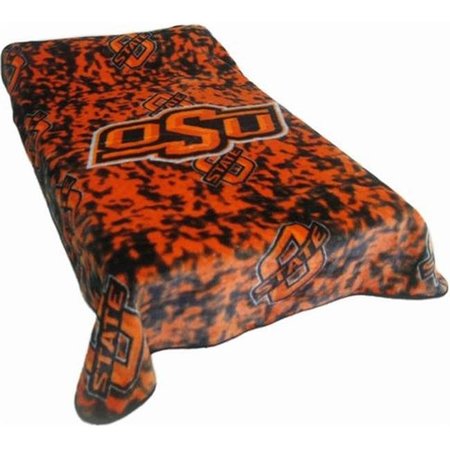 COLLEGE COVERS College Covers OKSTH Oklahoma State Cowboys Throw Blanket & Bedspread OKSTH